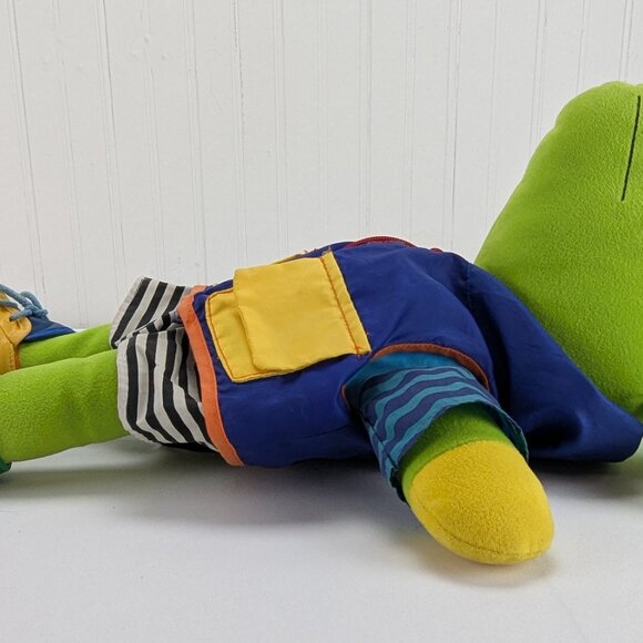 Early Years Squeak E. Mouse Learn to Dress Plush 18" Stuffed Animal Zip Tie - Picture 4 of 9